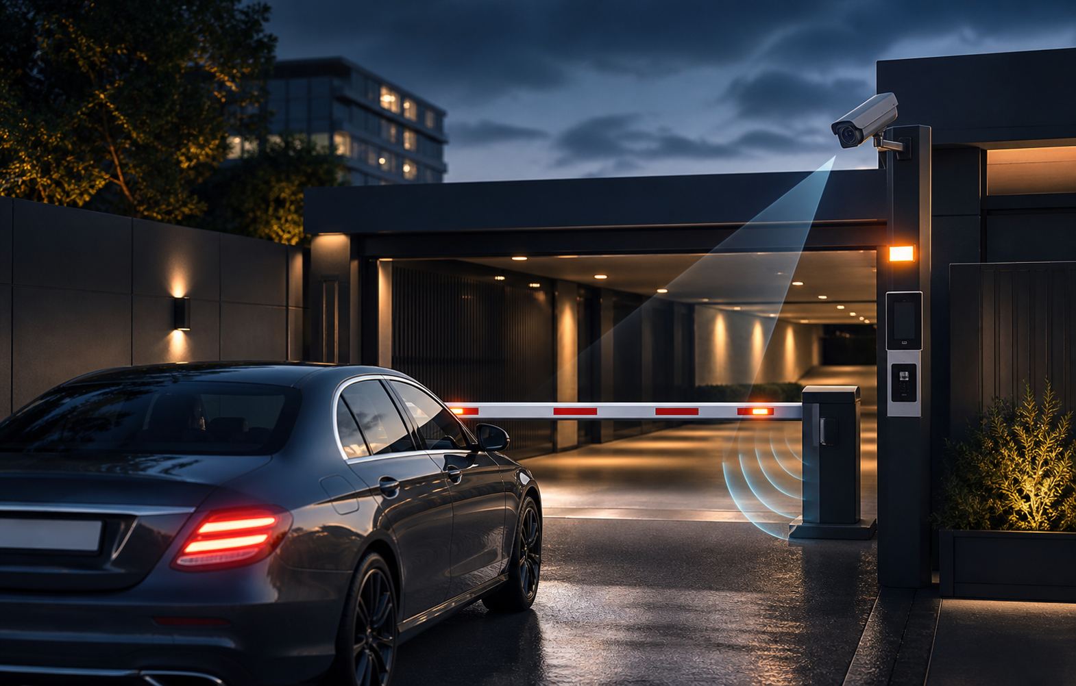 Automated security and access control scene